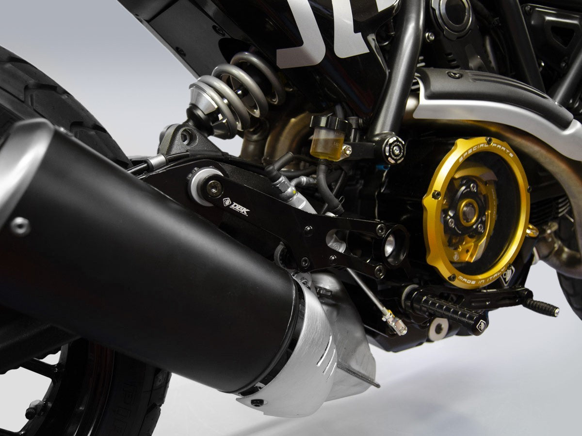 DBK Single-Seat Rider Footboard Kit Ducati Scrambler 800 2023-2025 - Adventure Parts
