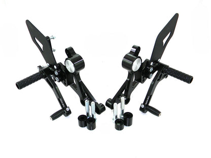 DBK Rearset Pilot Adjustable Ducati Monster 2008-2014 - Adventure Parts