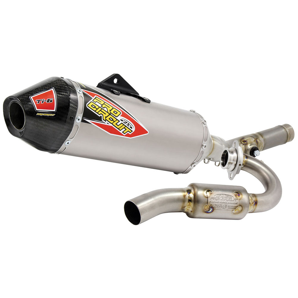 Pro Circuit Ti-6 Pro Titanium System with Carbon End Cap Kawasaki KX450 2019–2023 - Adventure Parts