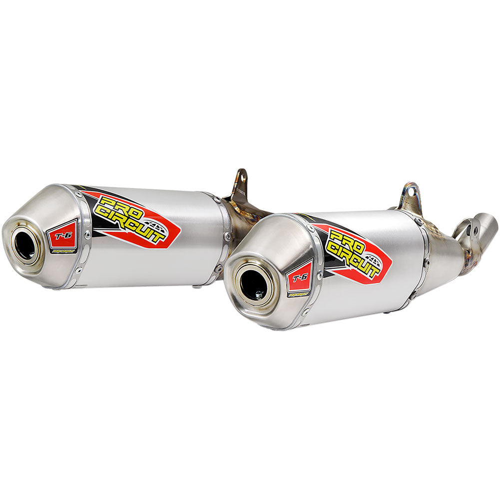 Pro Circuit T-6 Dual Slip-On Silencers Honda CRF450R 2019–2022 - Adventure Parts