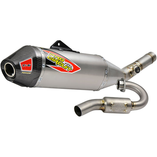 Pro Circuit Ti-6 Titanium System with Carbon End Cap Kawasaki KX450 2024–2026 - Adventure Parts