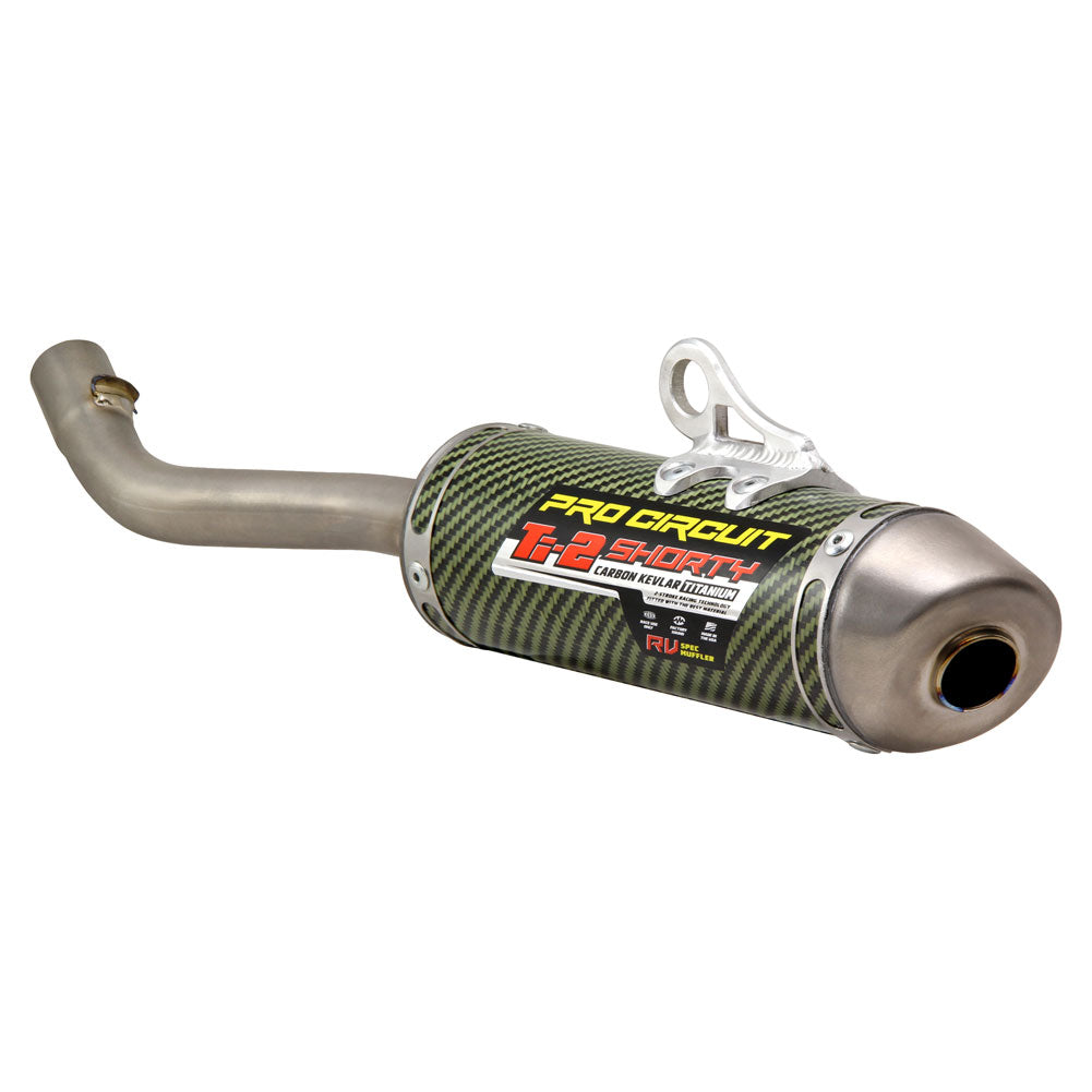 Pro Circuit Ti-2 Shorty Silencer - RV Spec Yamaha YZ125 2002–2022 - Adventure Parts