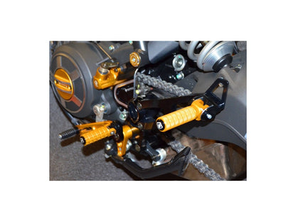 97 DBK Rearset Passenger Kit Ducati Monster 797 2017-2020