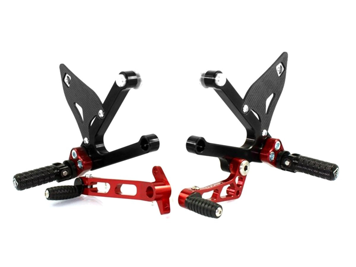 DBK Rearset Pilot Adjustable Ducati Super Sport 1999-2007 - Adventure Parts