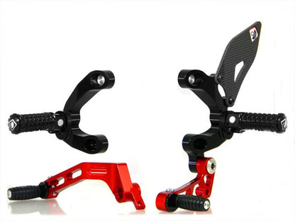 DBK Rearset Pilot Adjustable Ducati Streetfighter 2009-2015 - Adventure Parts