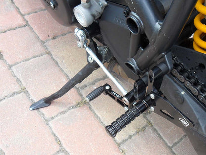 DBK Rearset Pilot Adjustable Ducati Streetfighter 2009-2015 - Adventure Parts