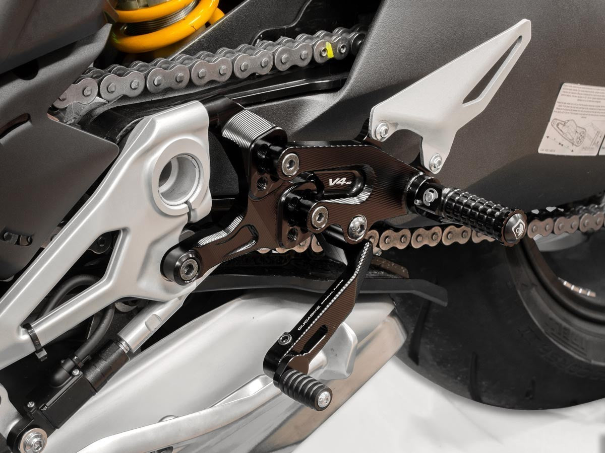 DBK Rearset Adjustable Ducati Streetfighter 2020-2024