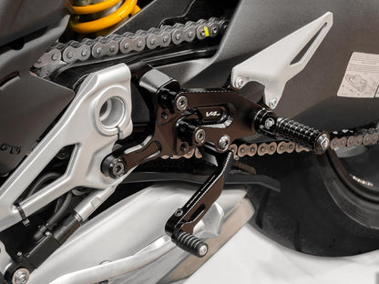 DBK Rearset Adjustable Ducati Streetfighter 2020-2024
