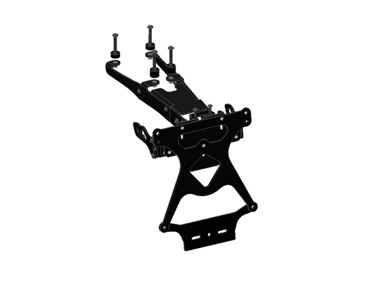 DBK Adjustable License Plate Holder Ducati Panigale 2012-2019 - Adventure Parts