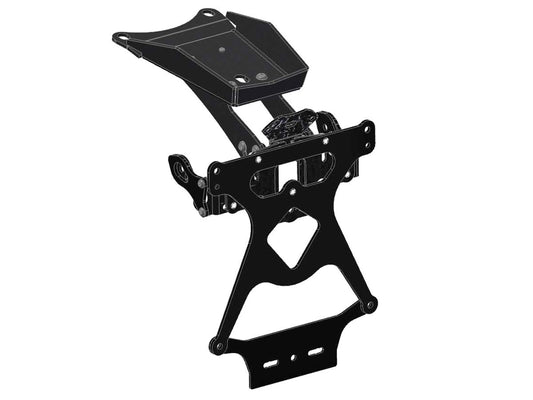 DBK Plate Holder Adjustable License Ducati Hypermotard 2013-2018 - Adventure Parts