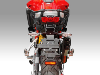 DBK Plate Holder Adjustable License Ducati Multistrada V4 2021-2024 - Adventure Parts