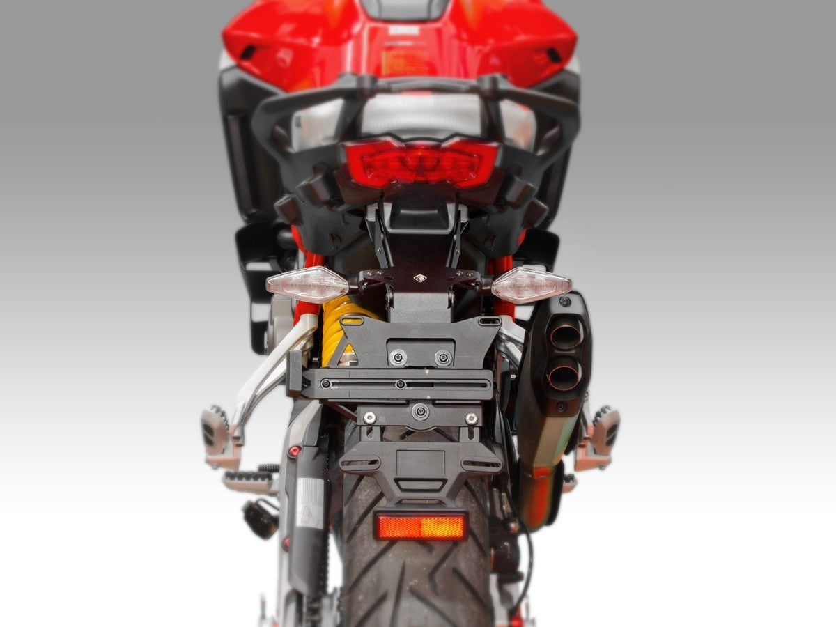 DBK Plate Holder Adjustable License Ducati Multistrada V4 2021-2024 - Adventure Parts