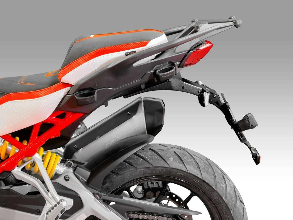 DBK Plate Holder Adjustable License Ducati Multistrada V4 2021-2024 - Adventure Parts