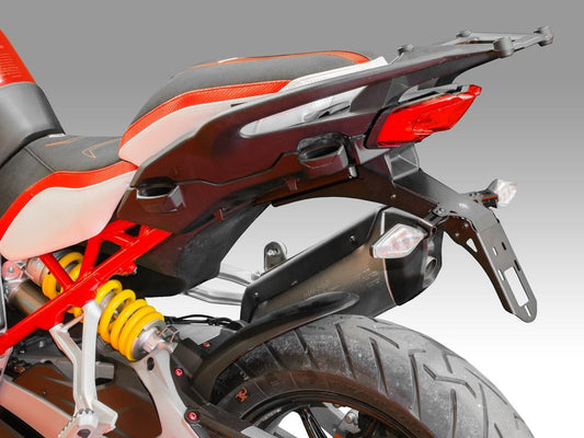 DBK Plate Holder Adjustable License Ducati Multistrada V4 2021-2024 - Adventure Parts
