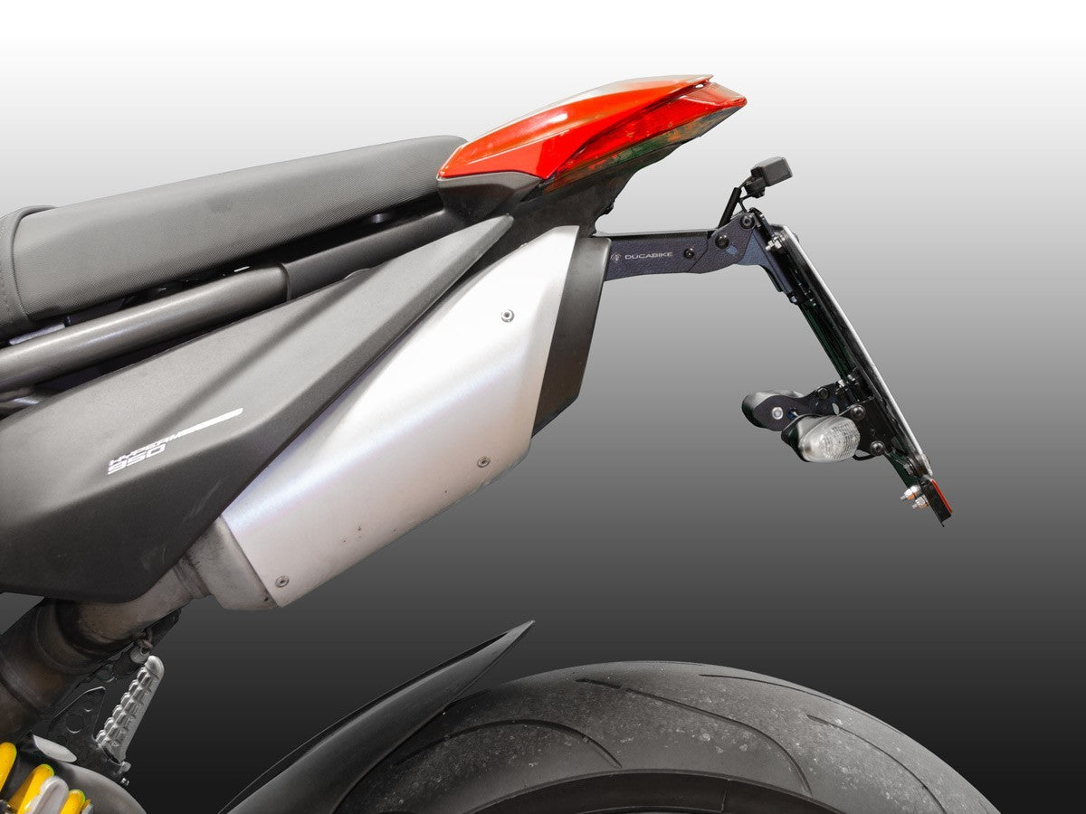 DBK Plate Holder Adjustable License Ducati Hypermotard 950 2019-2025 - Adventure Parts