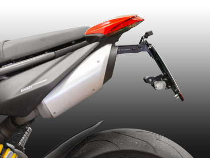 DBK Plate Holder Adjustable License Ducati Hypermotard 950 2019-2025 - Adventure Parts
