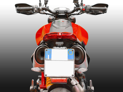 DBK Plate Holder Adjustable License Ducati Hypermotard 950 2019-2025 - Adventure Parts