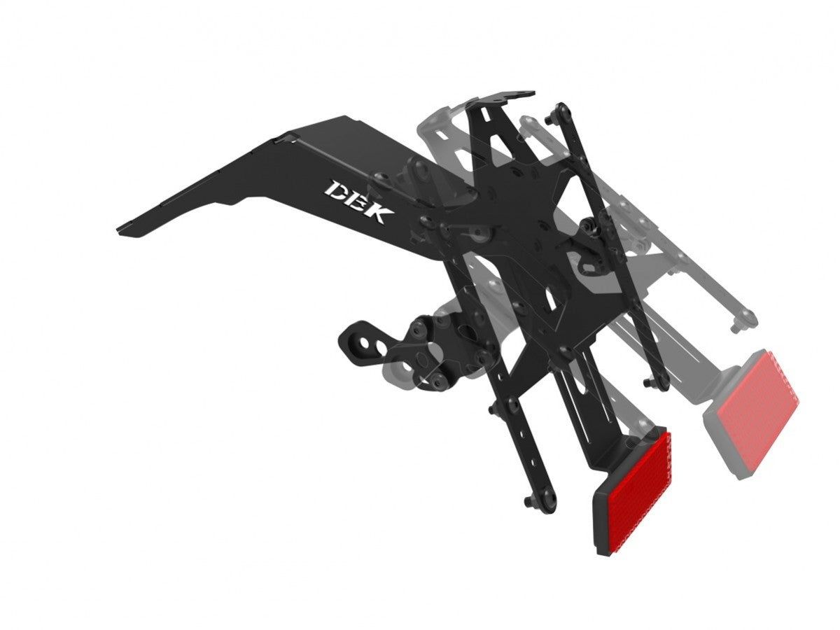 DBK Plate Holder Adjustable License Ducati Hypermotard 698 2024-2025