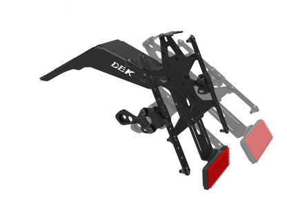 DBK Plate Holder Adjustable License Ducati Hypermotard 698 2024-2025