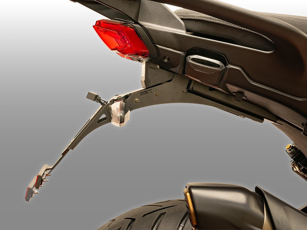 DBK Plate Holder Adjustable License Ducati Multistrada V4 2023-2025 - Adventure Parts