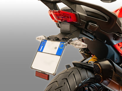 DBK Plate Holder Adjustable License Ducati Multistrada V4 2023-2025 - Adventure Parts