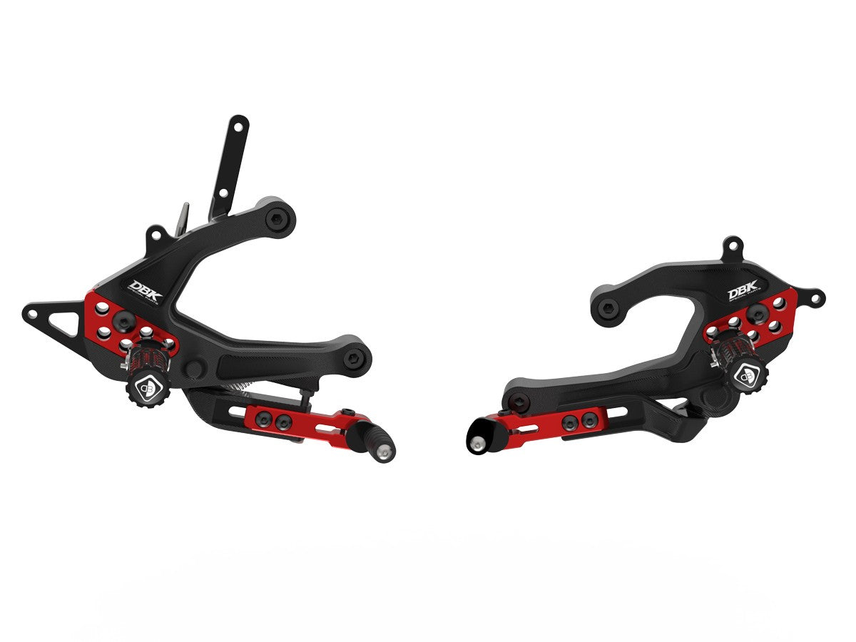 DBK Adjustable Rearsets Ducati Panigale V2/S 2025