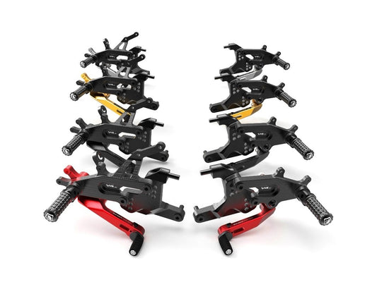 DBK Adjustable Rearset Sbk Ducati Panigale V4 2018-2025 - Adventure Parts