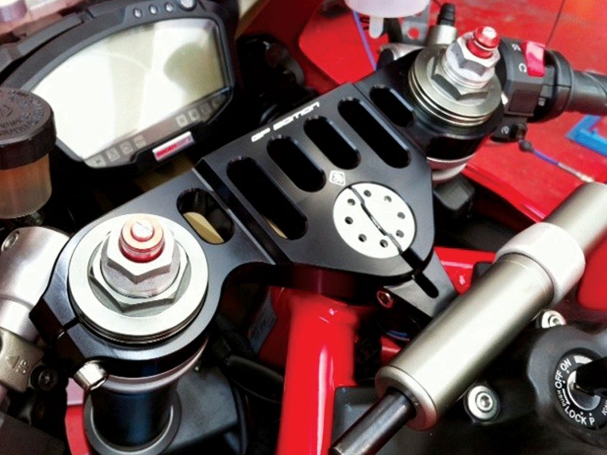 DBK Upper Steering Plate GP Edition Ducati 848/1098/1198 2007-2013 - Adventure Parts