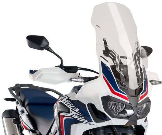 Puig Adjustable Touring Windscreen Honda Africa Twin CRF1000L 2002-2019 - Adventure Parts