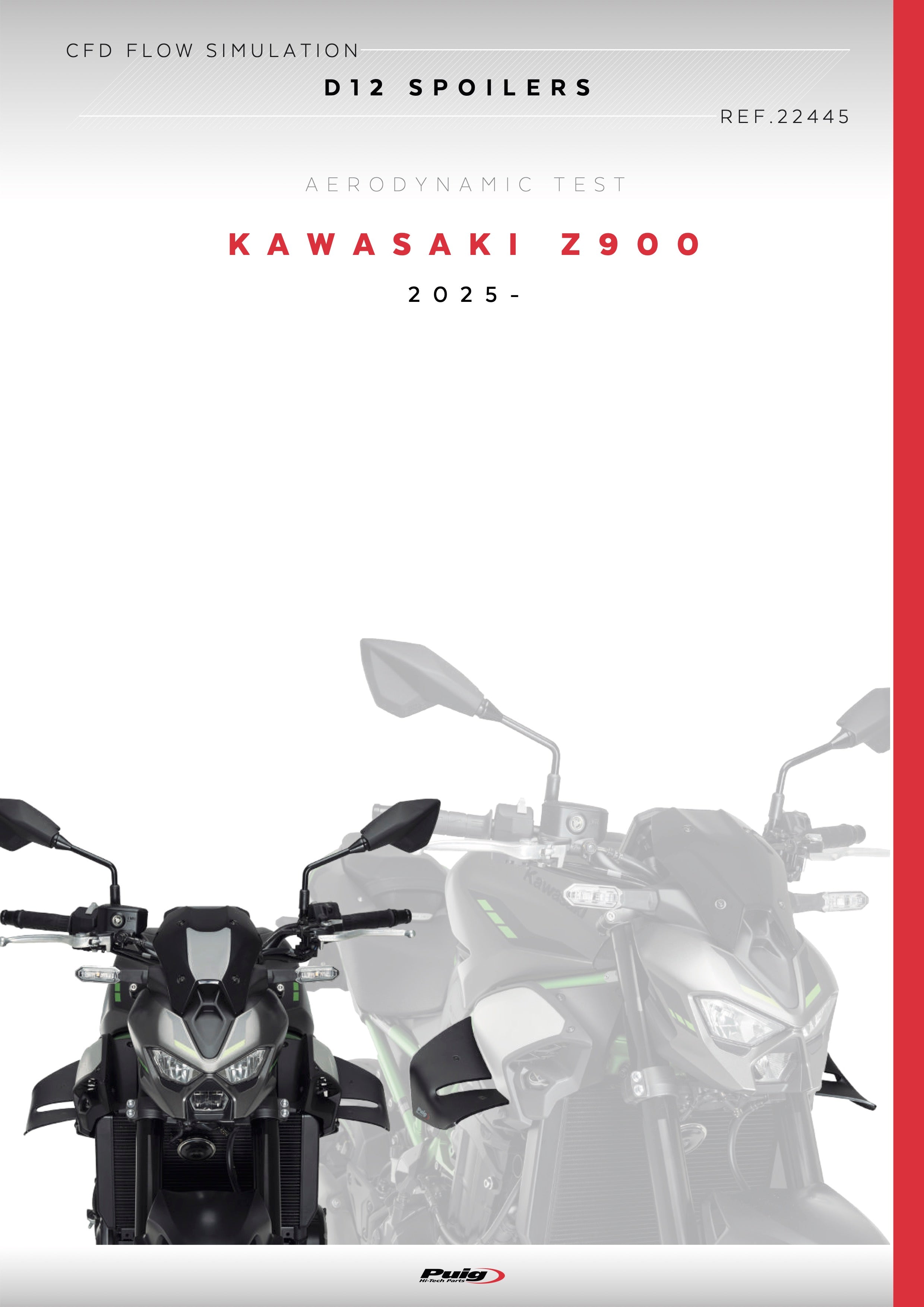 Puig Spoilers D12 Kawasaki Z900/SE 2025-2026