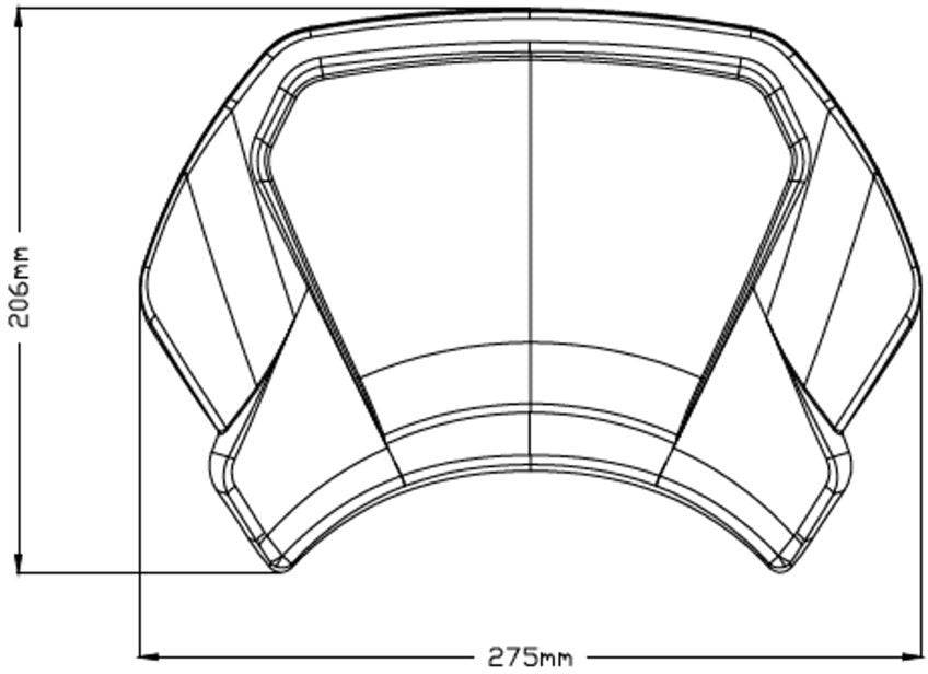 Puig Aluminum Front Plate BMW R nineT Pure Urban G/S 2014-2024