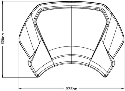 Puig Aluminum Front Plate BMW R nineT Pure Urban G/S 2014-2024