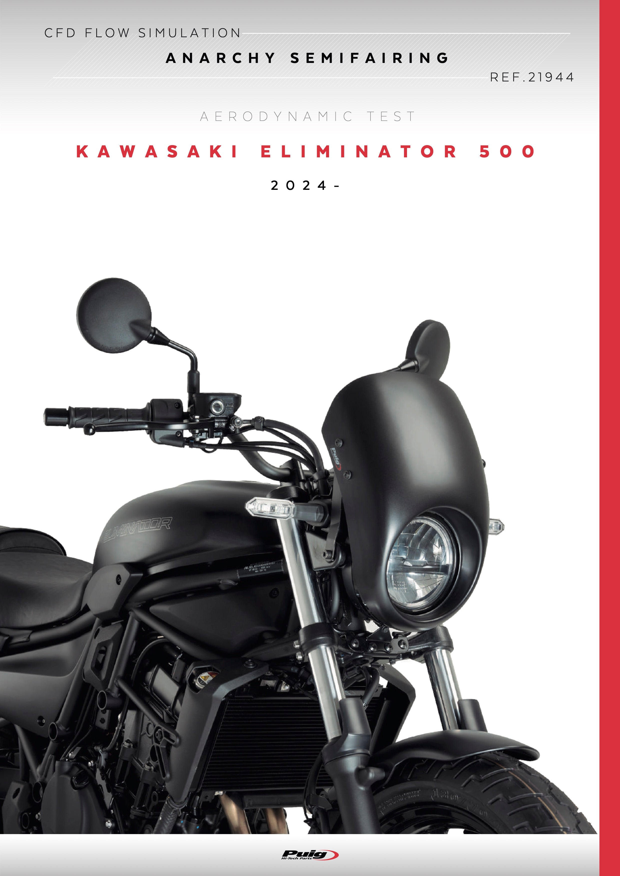 Puig Anarchy Semifairing Kawasaki Eliminator 500 2024-2025