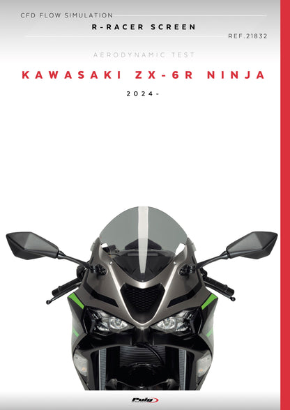 Puig R-Racer Windscreen Kawasaki Ninja ZX-6R 2024-2025