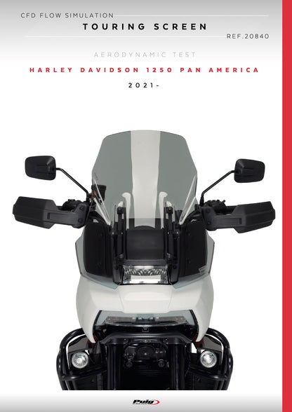 Puig Touring Windscreen Harley Davidson Pan America RA1250 2021-2024