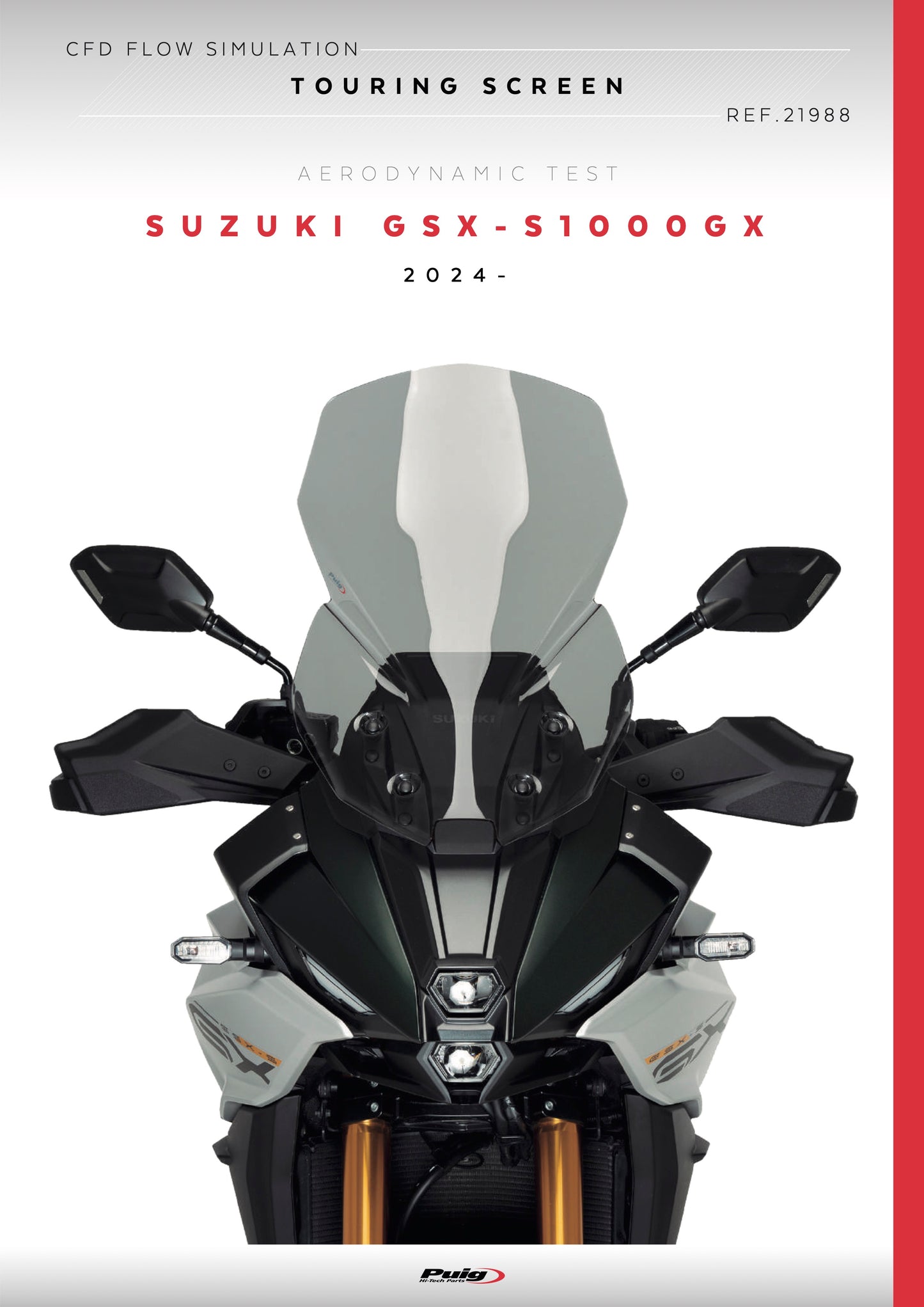 Puig Touring Screen SUZUKI GSX-S1000GX 2024-2025