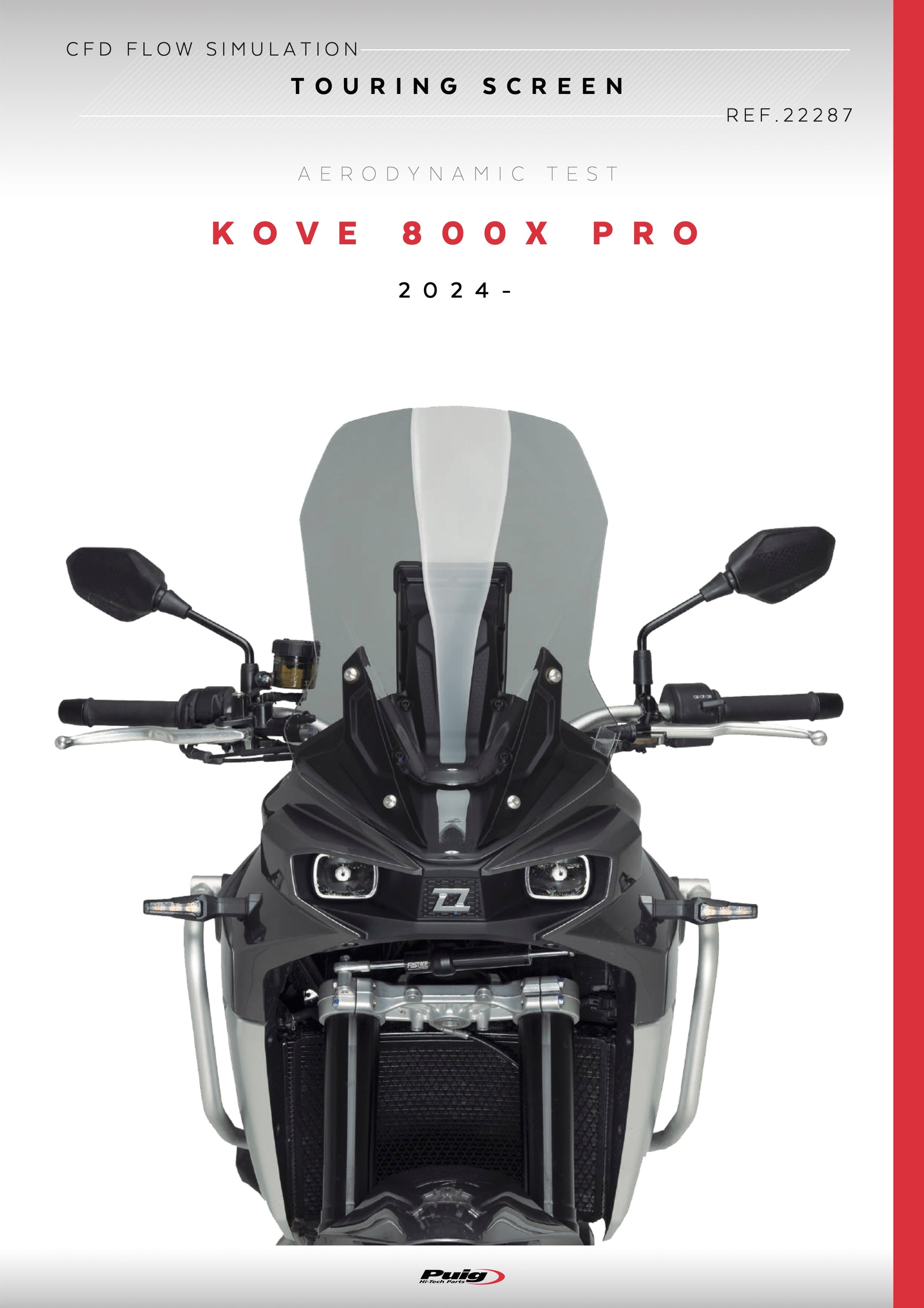 Puig Touring Windscreen KOVE 800X PRO 2024 - Adventure Parts