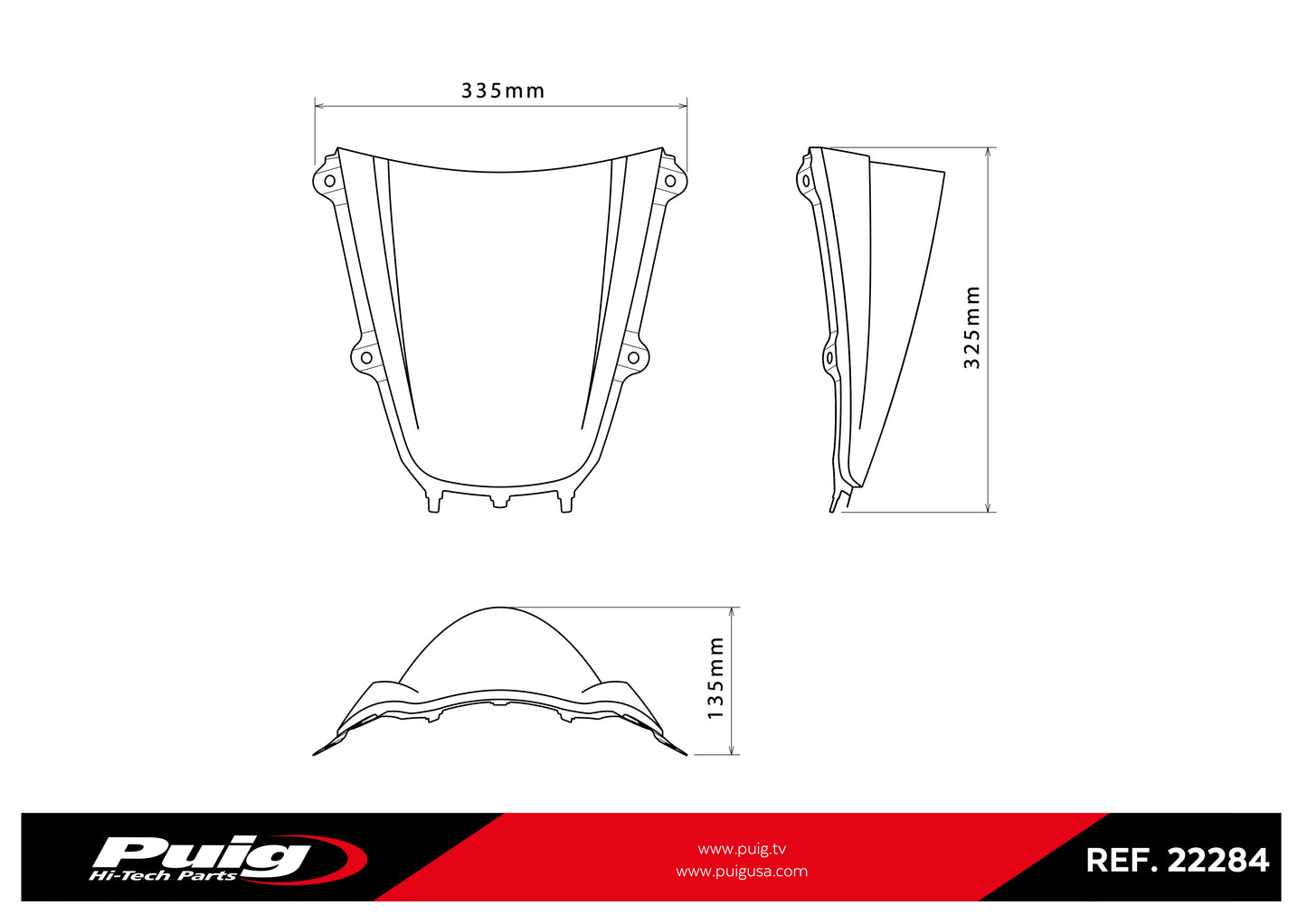 Puing Z-Racing Windscreen Yamaha YZF-R9 2025