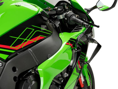 Puig Downforce Race Side Spoilers Kawasaki Ninja ZX10R ZX-10R/RR 2021-2024