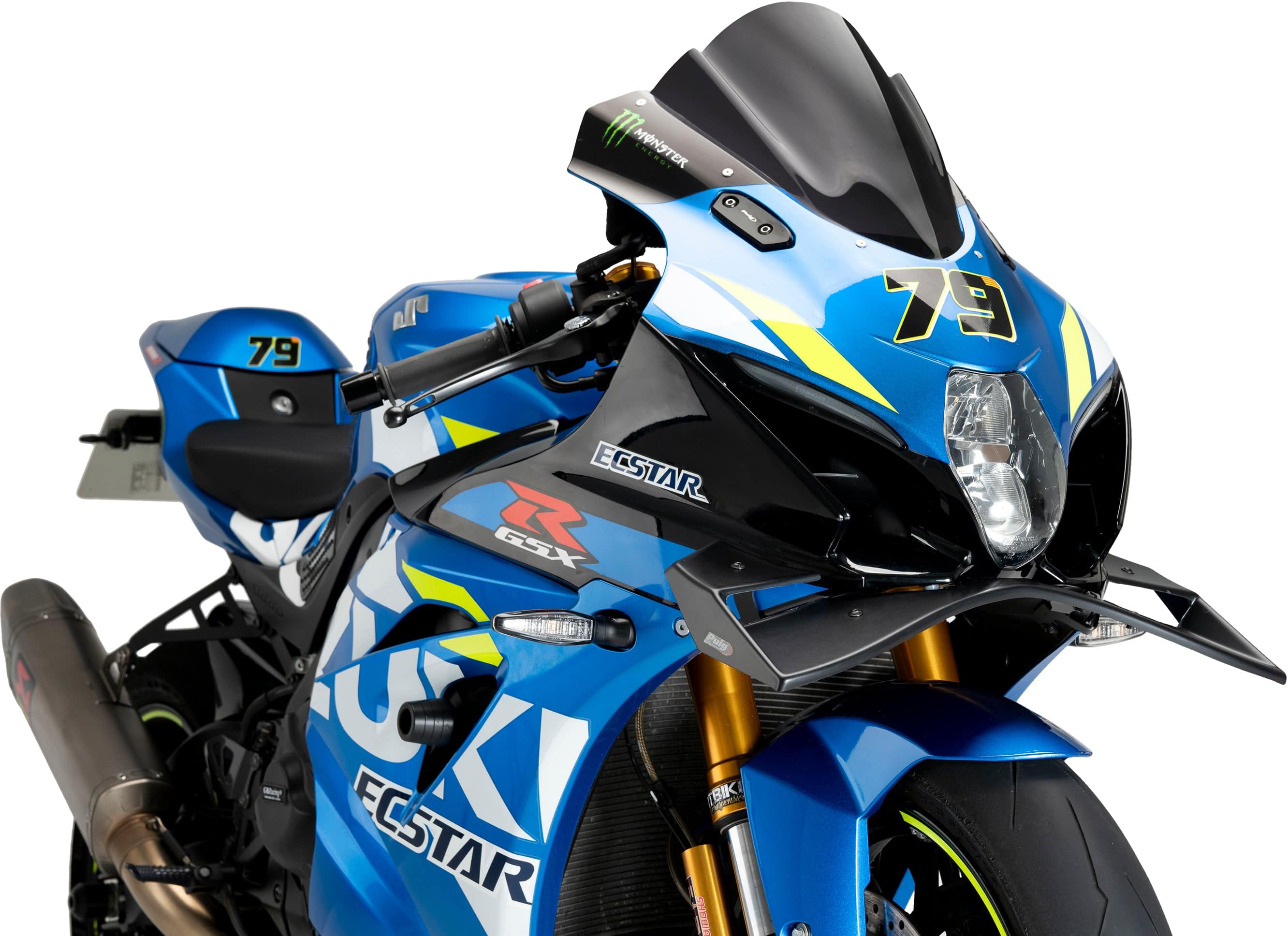 Puig Front GP Spoiler Suzuki GSXR1000 GSX-R1000 2017-2021 | Adventure Parts