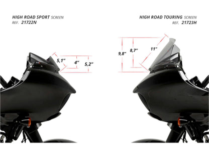 Puig High-Road Sport Windscreen Harley Davidson CVO Road Glide 2015-2024 - Adventure Parts
