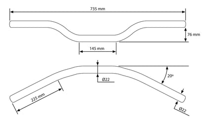 Puig Hi-tech Handlebar DUCATI 1098 1994-2025