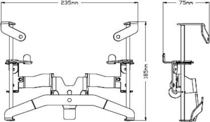 Puig MEM Manual Elevation Mechanism KTM 790 890 Adventure 2019-2023