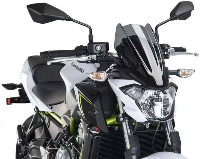 Puig New Generation Sport Windscreen Kawasaki Z650 2017-2019 - Adventure Parts