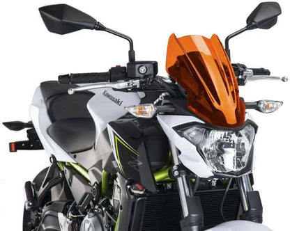 Puig New Generation Sport Windscreen Kawasaki Z650 2017-2019