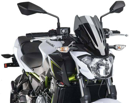 Puig New Generation Sport Windscreen Kawasaki Z650 2017-2019 - Adventure Parts