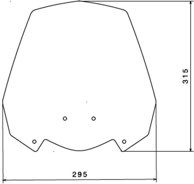 Puig New Generation Sport Windscreen KTM 690 Enduro/SMC R 2019-2024