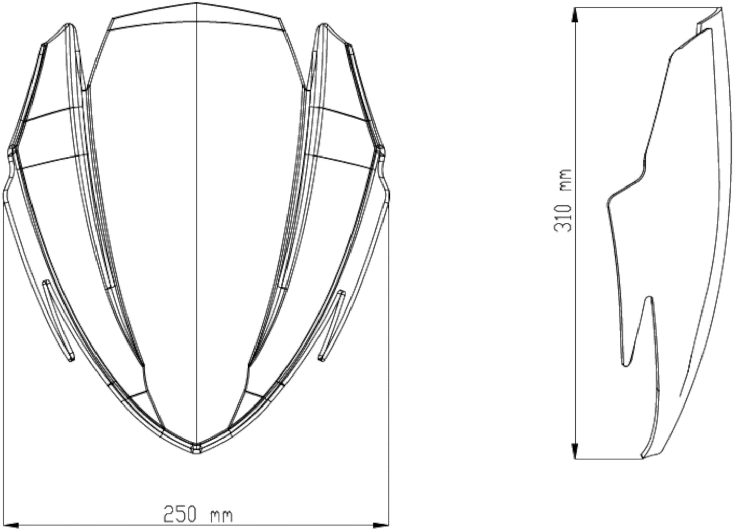 Puig New Generation Sport Windscreen Suzuki GSX-S750 2017-2021