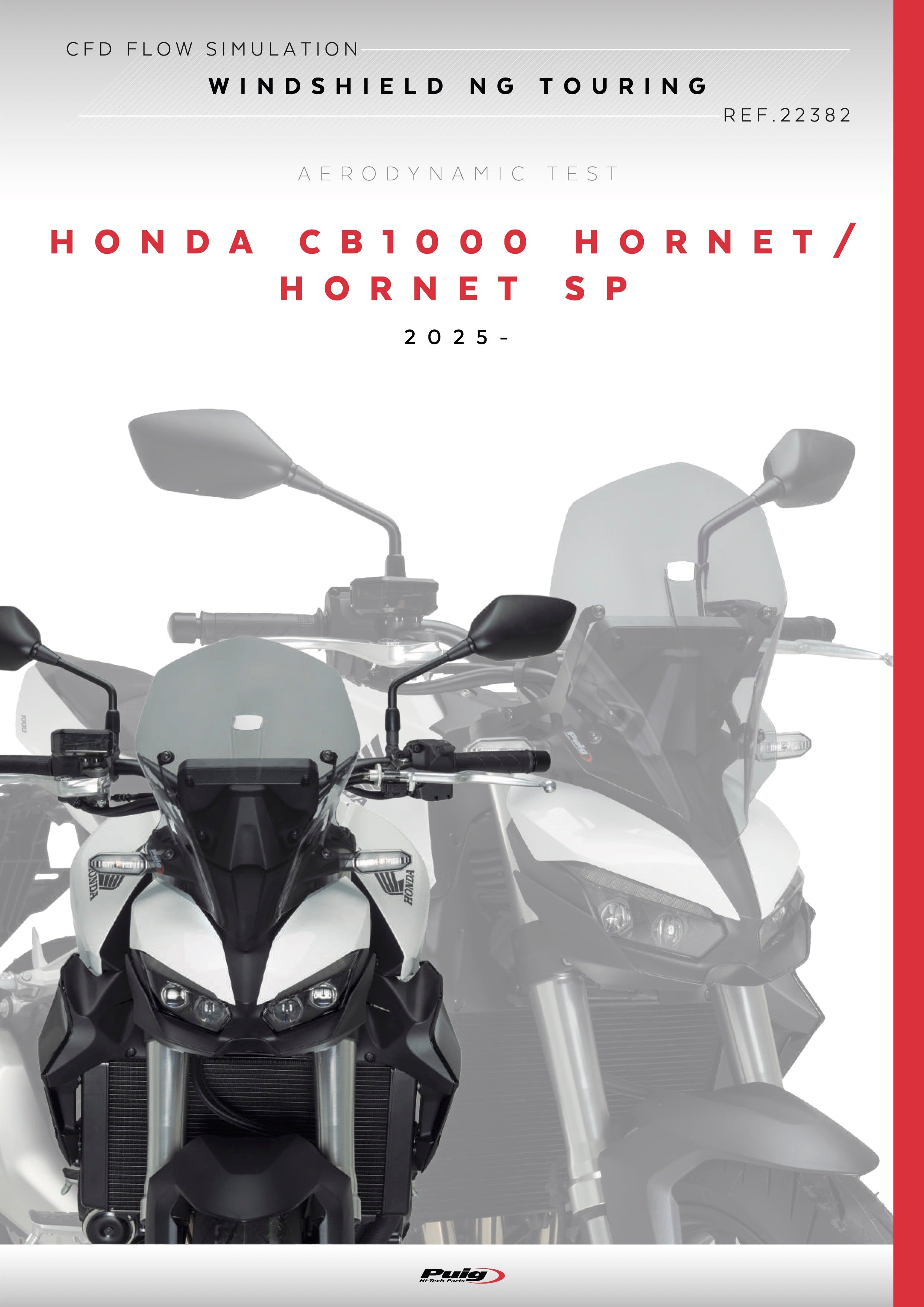 Puig New Generation Touring Windscreen Honda CB1000 Hornet SP 2025