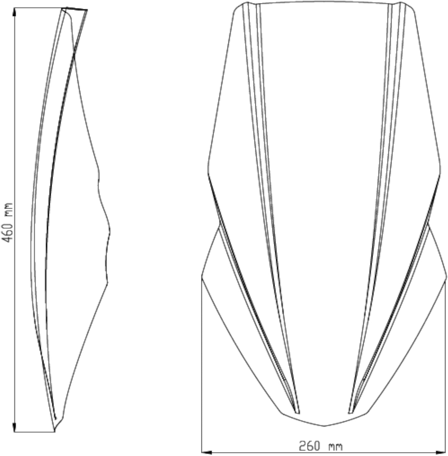 Puig New Generation Touring Windscreen Kawasaki Z650 2017-2019